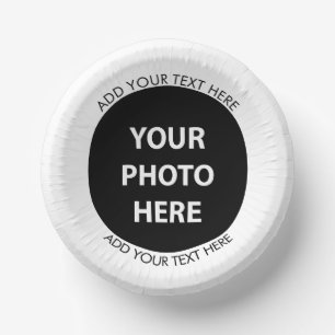 Afbeelding uploaden Foto & Tekst toevoegen – Aanpa Papieren Kommen