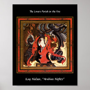 Afbeelding van Arabische Nights van Kay Nielsen Poster