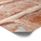 Afbeelding van Background brick wall textureabstra Poster (Hoek)