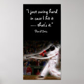 Afbeelding van Baseball Player Poster (Voorkant)