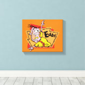 Afbeelding van bewerkingsteken canvas afdruk (Insitu (Houten vloer))