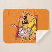 Afbeelding van bewerkingsteken sherpa deken (Voorkant (horizontaal))