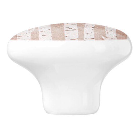 Afbeelding van Birch Trees Keramische Knop (Zijkant)