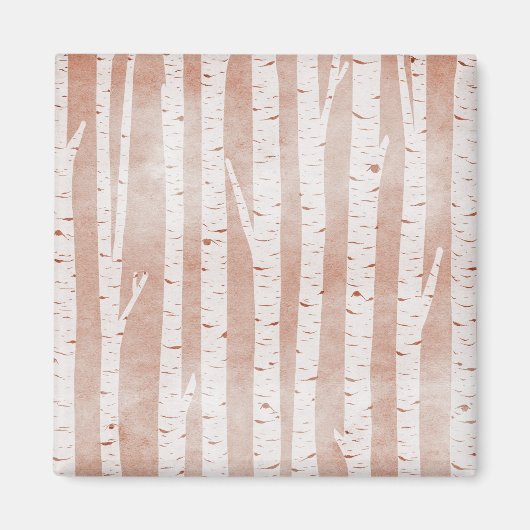 Afbeelding van Birch Trees Magneet (Voorkant)