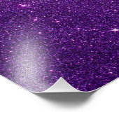 Afbeelding van Bright Paarse glitter Foto Afdruk (Hoek)
