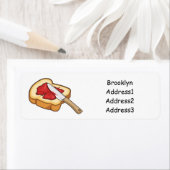 Afbeelding van Brood- en jam-cartoon Etiket (Insitu)