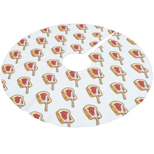 Afbeelding van Brood- en jam-cartoon Kerstboom Rok (Gekanteld)