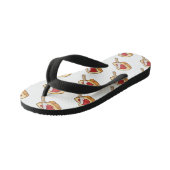 Afbeelding van Brood- en jam-cartoon Kinder Teenslippers (Schuin)