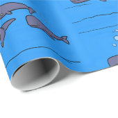 Afbeelding van cartoon die over de ute migreert cadeaupapier (Rol Hoek)