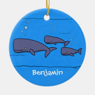 Afbeelding van cartoon die over de ute migreert keramisch ornament