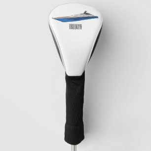 Afbeelding van cartoon op jacht golfheadcover