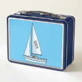 Afbeelding van cartoon per boot (Achterkant)