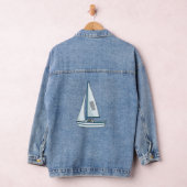 Afbeelding van cartoon per boot denim jacket (Hangar)