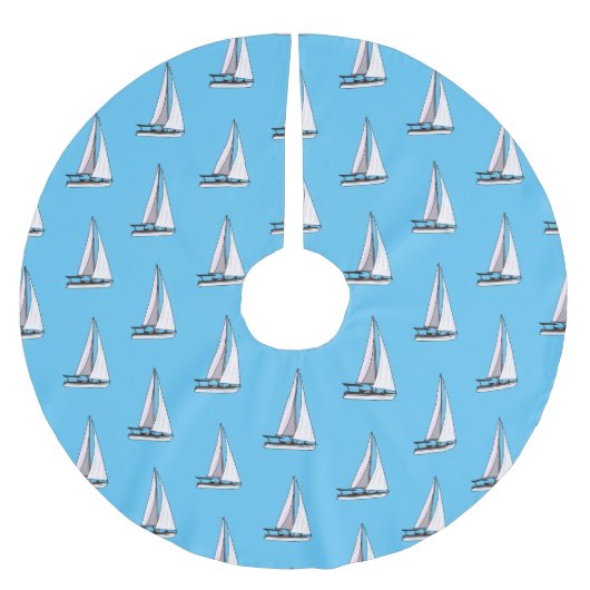 Afbeelding van cartoon per boot kerstboom rok (Voorkant)