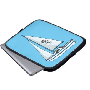 Afbeelding van cartoon per boot laptop sleeve