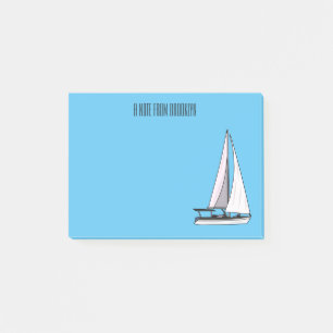 Afbeelding van cartoon per boot post-it® notes