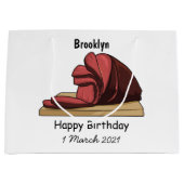 Afbeelding van cartoon-uurwerk groot cadeauzakje (Voorkant)