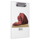 Afbeelding van cartoon-uurwerk klembord (Rechts)