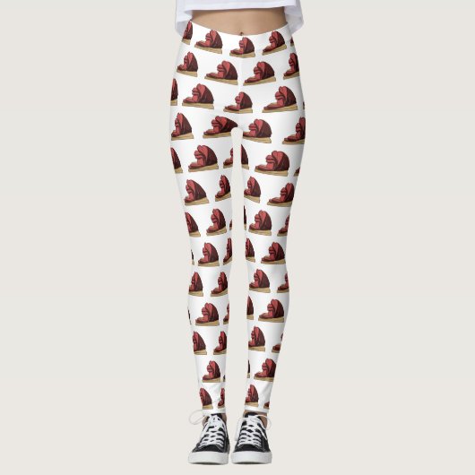 Afbeelding van cartoon-uurwerk leggings (Voorkant)