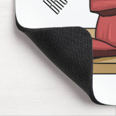 Afbeelding van cartoon-uurwerk muismat (Hoek)