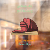 Afbeelding van cartoon-uurwerk raamsticker (Vel 2)