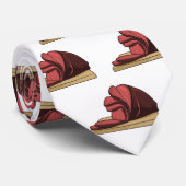 Afbeelding van cartoon-uurwerk stropdas (Opgerold)