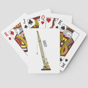 Afbeelding van cartoon van afgravator tekenen pokerkaarten