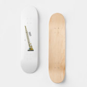 Afbeelding van cartoon van afgravator tekenen skateboard (Voorkant)