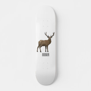 Afbeelding van cartoon van de Deer Skateboard