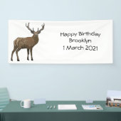 Afbeelding van cartoon van de Deer Spandoek (Beurs)
