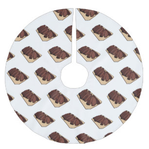 Afbeelding van cartoon van rundvlees kerstboom rok