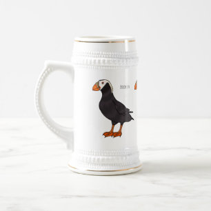 Afbeelding van cartoon van tufvogel  bierpul