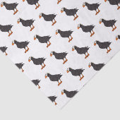 Afbeelding van cartoon van tufvogel tissuepapier (Detail)