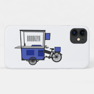 Afbeelding van cartoon van voedselkar iPhone 11 hoesje