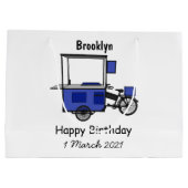 Afbeelding van cartoon van voedselkar groot cadeauzakje (Achterkant)