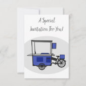 Afbeelding van cartoon van voedselkar kaart (Achterkant)