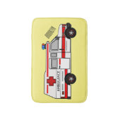 Afbeelding van cartoon voor ambulance badmat (Voorkant Verticaal)