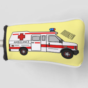 Afbeelding van cartoon voor ambulance golfheadcover