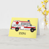 Afbeelding van cartoon voor ambulance kaart (Gele Bloem)