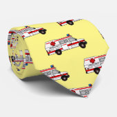 Afbeelding van cartoon voor ambulance stropdas (Opgerold)