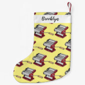 Afbeelding van cartoon voor pasteiters kleine kerstsok (Achterkant)