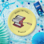 Afbeelding van cartoon voor pasteiters papieren bordje (Feest)