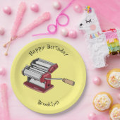 Afbeelding van cartoon voor pasteiters papieren bordje (Feest)