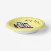 Afbeelding van cartoon voor pasteiters papieren kommen (Gebogen)