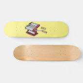 Afbeelding van cartoon voor pasteiters skateboard (Horizontaal)