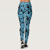 Afbeelding van Christmas L Blue BG Leggings (Achterkant)