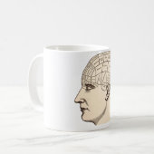  Afbeelding van de Anatomie Brain Map Koffiemok (Voorkant links)