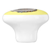 Afbeelding van de Banjo cartoon Keramische Knop (Zijkant)