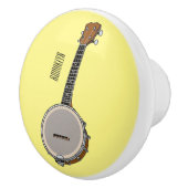 Afbeelding van de Banjo cartoon Keramische Knop (Rechts)