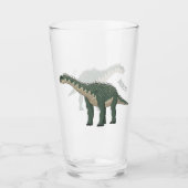 Afbeelding van de Barapasaurus-cartoon Glas (Voorkant)